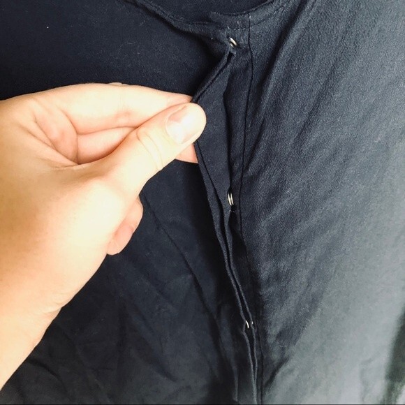 Madewell Navy Novella Sleeveless Blouse Size Small - Picture 5 of 8